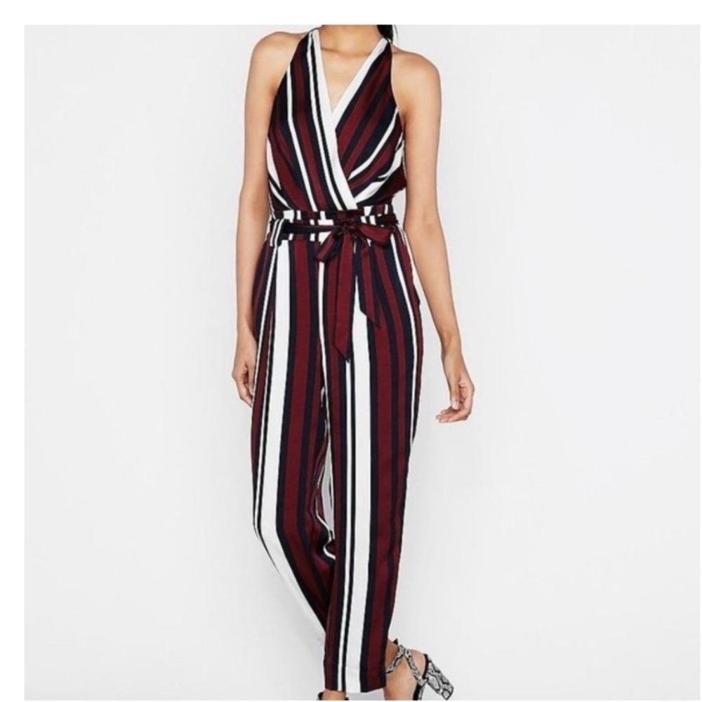 NEW WITH TAGS EXPRESS STRIPED JUMPSUIT‎
